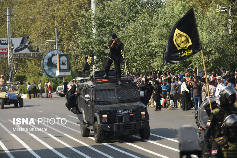عکس/ رژه نیروهای مسلح در استانها