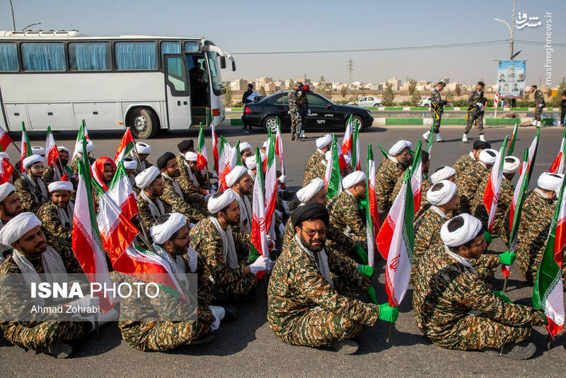 عکس/ رژه نیروهای مسلح در استانها