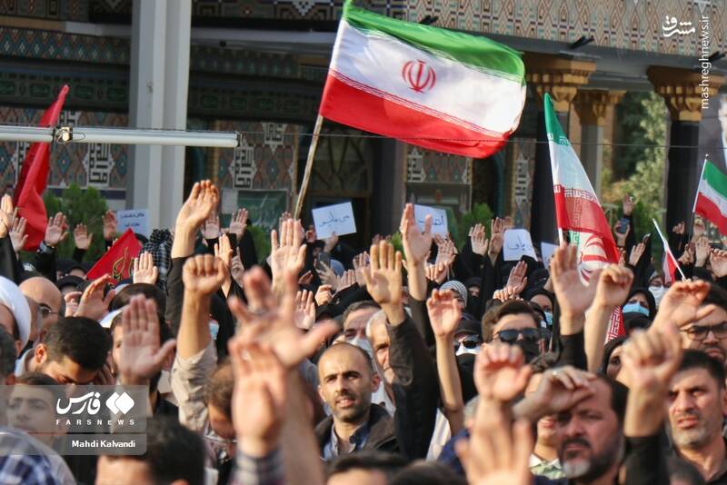 مردم ایران یکصدا علیه آشوبگران به پا میخیزند / راهپیمایی سراسری در محکومیت حرکات هنجارشکنانه اراذل و اوباش 7