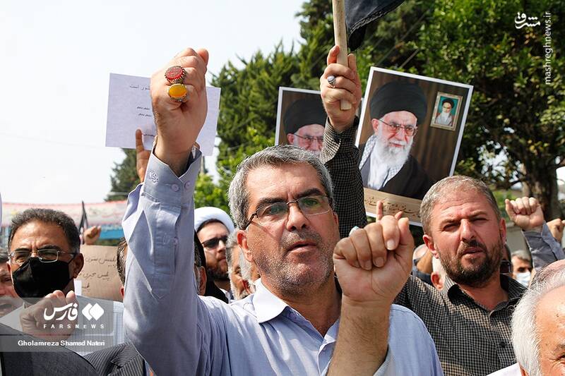 عکس/ راهپیمایی مردم نوشهر بر علیه آشوب و اغتشاش