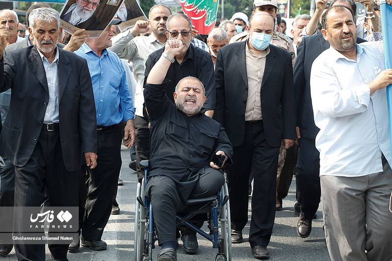 عکس/ راهپیمایی مردم نوشهر بر علیه آشوب و اغتشاش