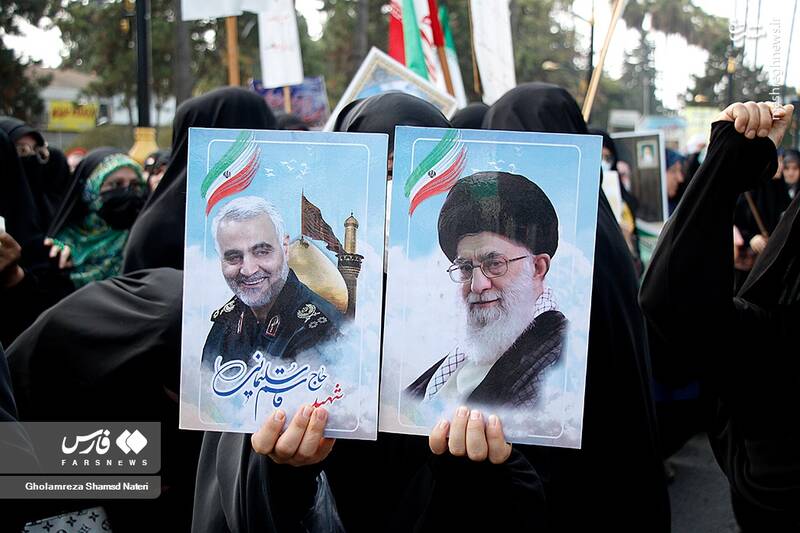 عکس/ راهپیمایی مردم نوشهر بر علیه آشوب و اغتشاش