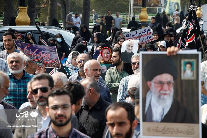 عکس/ راهپیمایی مردم نوشهر بر علیه آشوب و اغتشاش