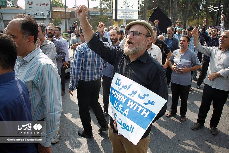 عکس/ راهپیمایی مردم نوشهر بر علیه آشوب و اغتشاش