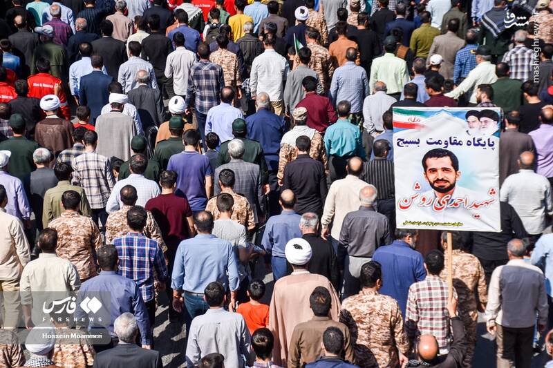 عکس/ حضور گسترده مردم بجنورد علیه اغتشاشات