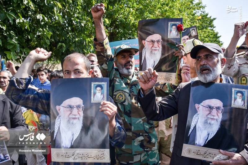 عکس/ حضور گسترده مردم بجنورد علیه اغتشاشات