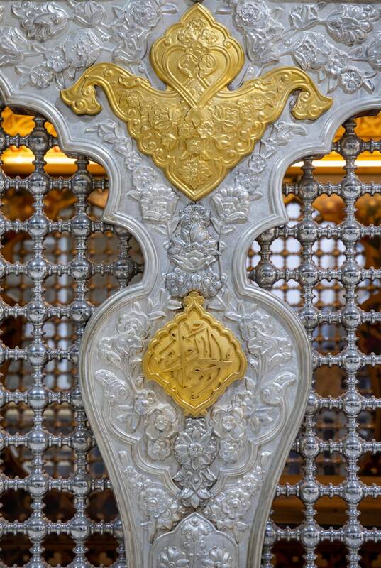 رونمایی از ضریح جدید حرم حضرت زینب در کربلا +عکس