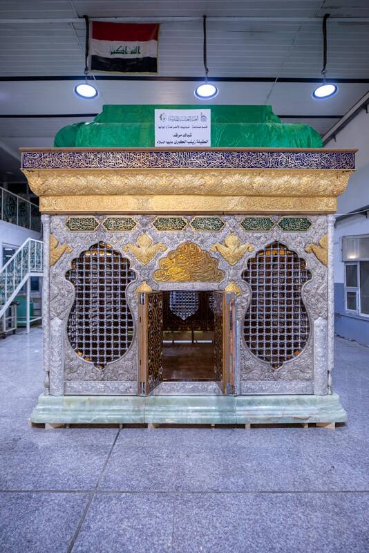 رونمایی از ضریح جدید حرم حضرت زینب در کربلا +عکس