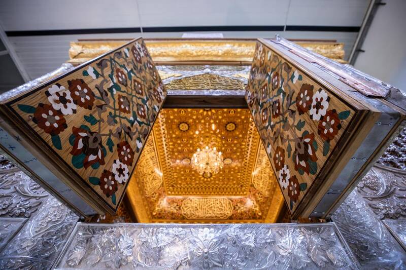 رونمایی از ضریح جدید حرم حضرت زینب در کربلا +عکس