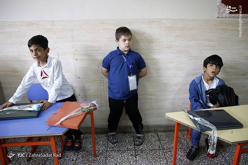 عکس/ آغاز سال تحصیلی جدید در مدرسه استثنایی