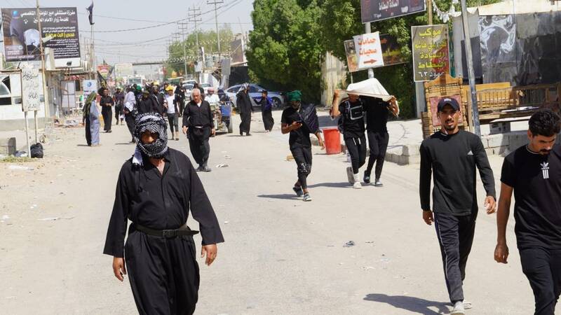 حالوهوای نجف در شب رحلت پیامبر اعظم (ص) +عکس