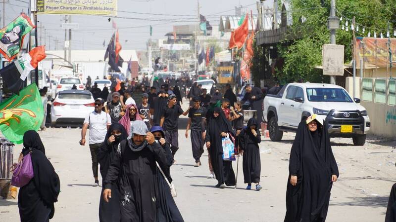 حالوهوای نجف در شب رحلت پیامبر اعظم (ص) +عکس