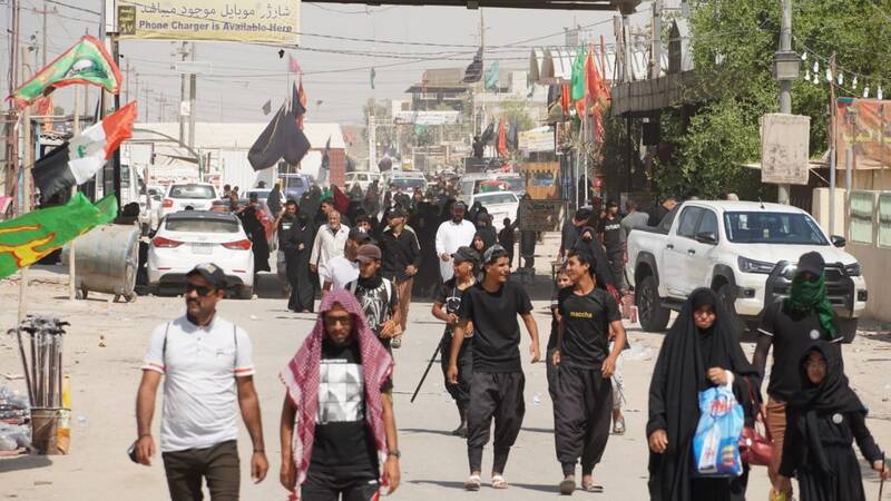 حالوهوای نجف در شب رحلت پیامبر اعظم (ص) +عکس