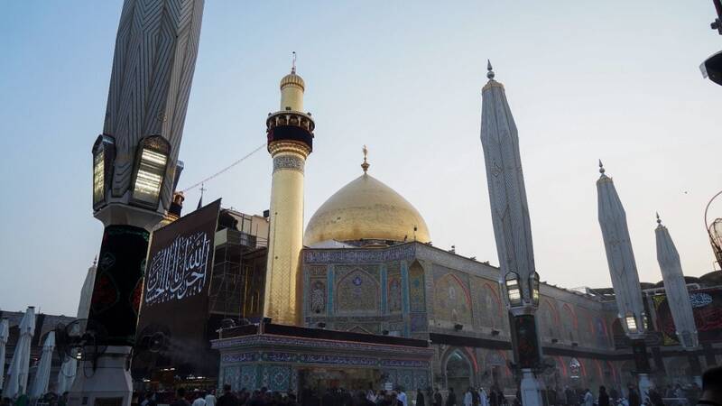 حالوهوای نجف در شب رحلت پیامبر اعظم (ص) +عکس