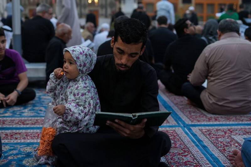 حالوهوای نجف در شب رحلت پیامبر اعظم (ص) +عکس