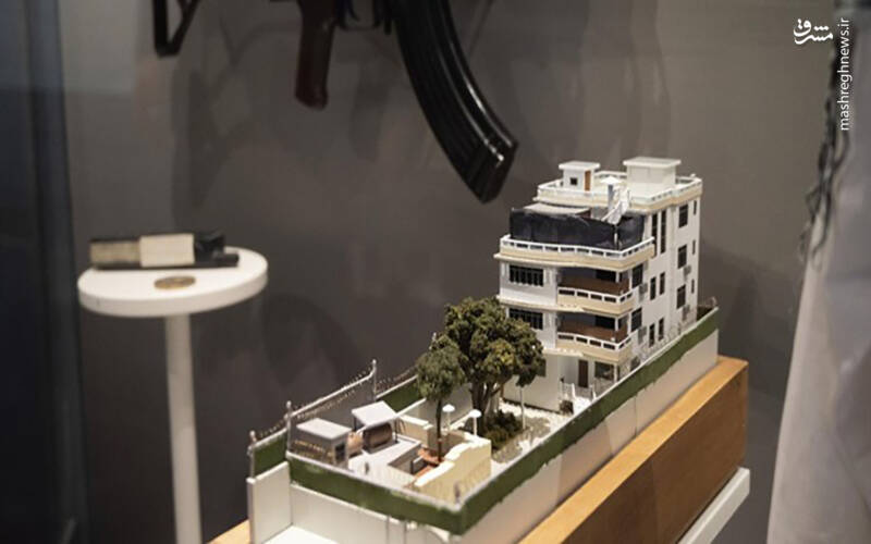 آمریکا ماکت خانه سرکرده القاعده را افشا کرد +عکس