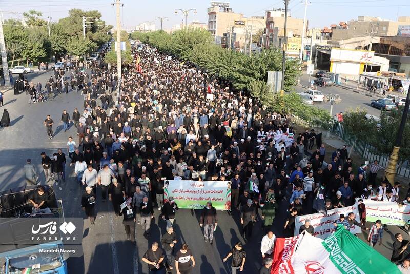 سیل میلیونی جمعیت در محکومیت اغتشاشات؛ دریغ از یکعکس در BBC