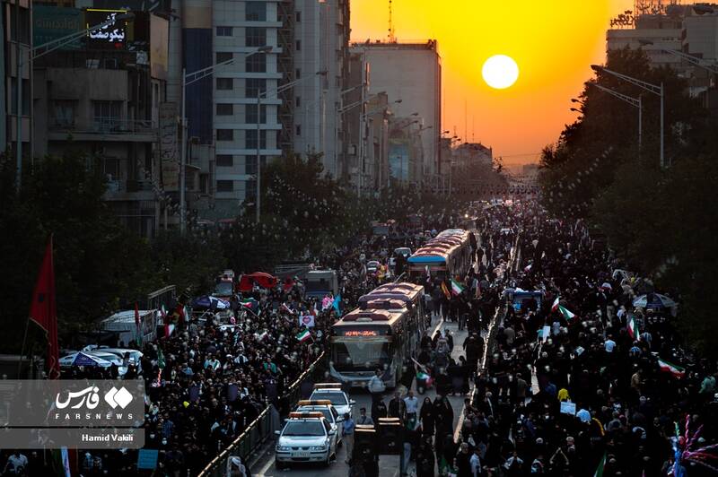 سیل میلیونی جمعیت در محکومیت اغتشاشات؛ دریغ از یکعکس در BBC