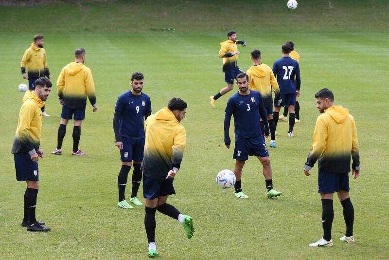 حلقه اتحاد شاگردان کیروش قبل بازی با سنگال +عکس