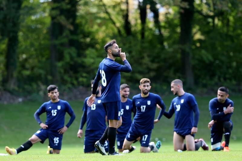 حلقه اتحاد شاگردان کیروش قبل بازی با سنگال +عکس