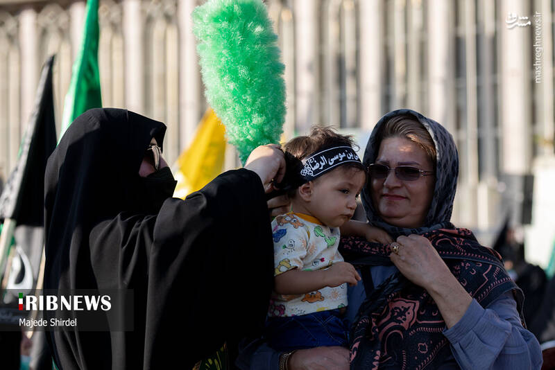 عکس/ تجمع امام رضاییها در همدان