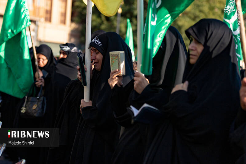 عکس/ تجمع امام رضاییها در همدان