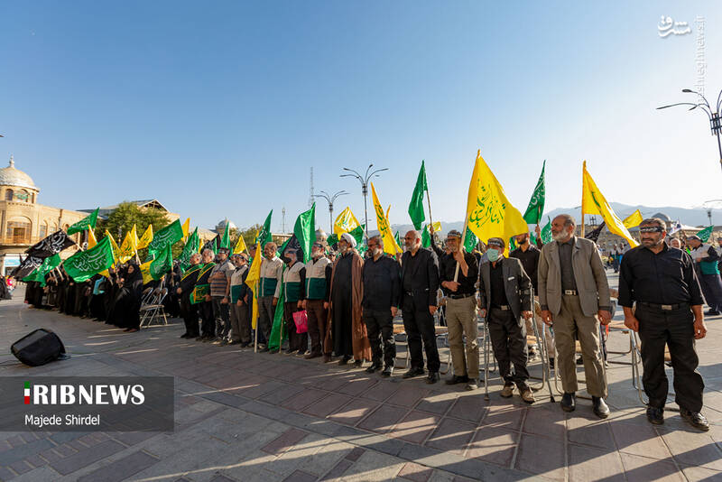 عکس/ تجمع امام رضاییها در همدان