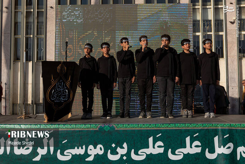 عکس/ تجمع امام رضاییها در همدان