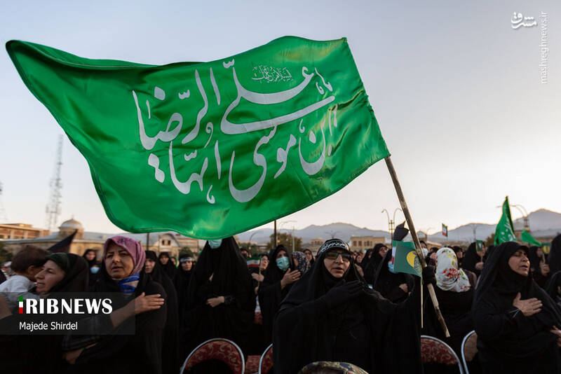 عکس/ تجمع امام رضاییها در همدان