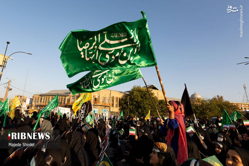 عکس/ تجمع امام رضاییها در همدان