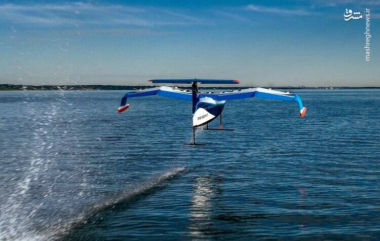 پرواز اولین کشتی پرنده برقی جهان +عکس