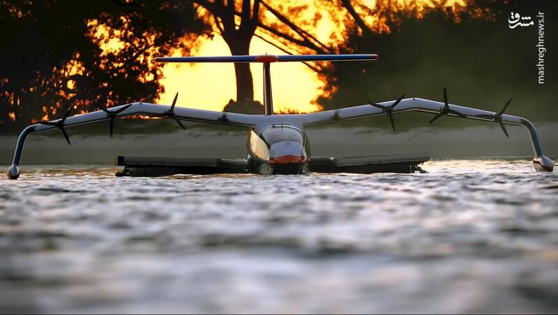 پرواز اولین کشتی پرنده برقی جهان +عکس