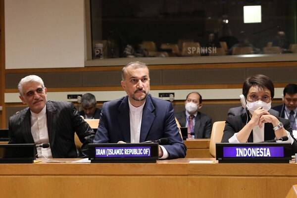 امیرعبداللهیان در هفتاد و هفتمین نشست مجمع عمومی سازمان ملل +عکس