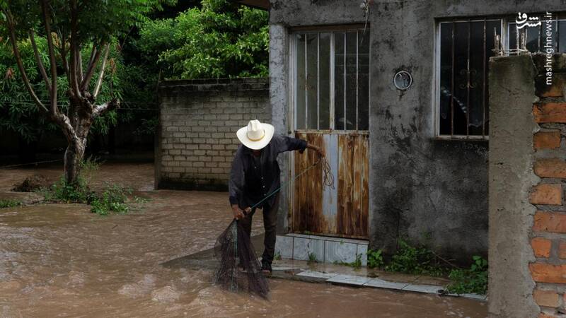 عکس/ طوفان اورلین به مکزیک رسید