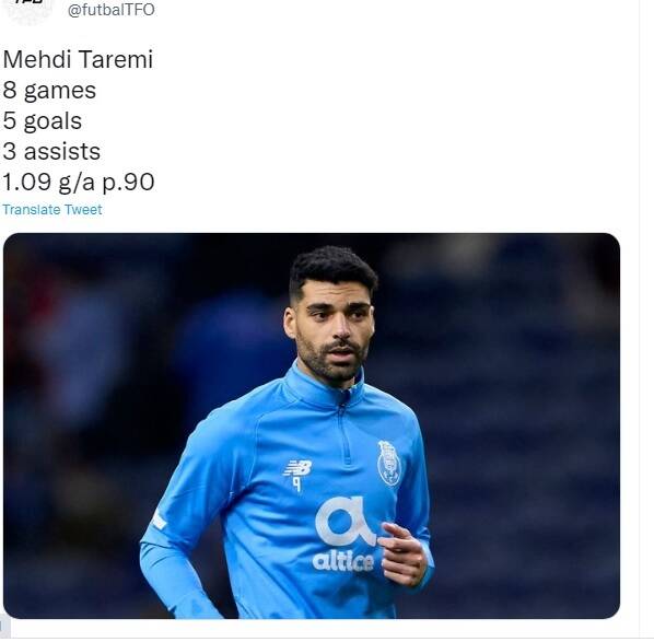 طارمی چهارمین مهاجم خطرناک اروپا +عکس