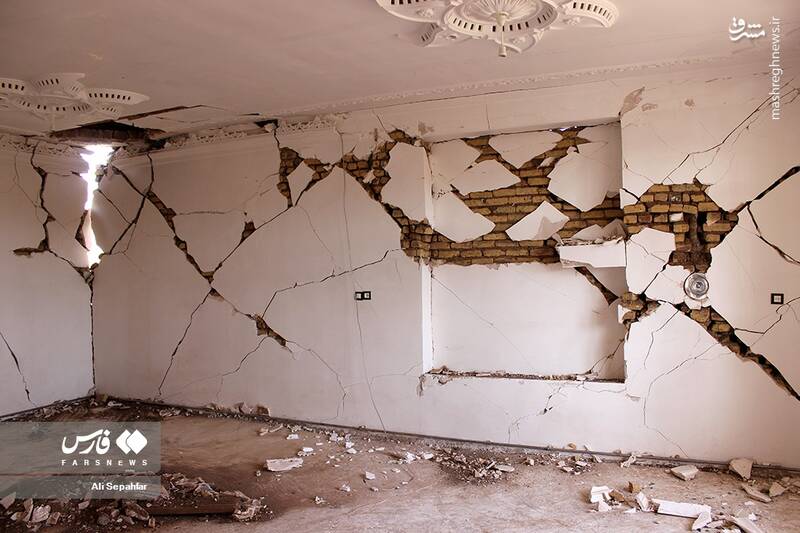 عکس/ خسارت زلزله ۵.۴ریشتری در «خوی»