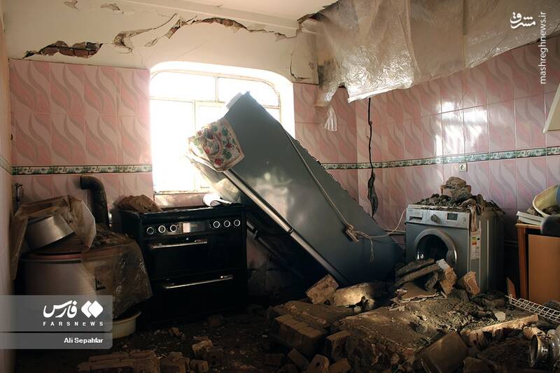 عکس/ خسارت زلزله ۵.۴ریشتری در «خوی»