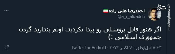 اغتشاشگران قاتل بروسلی را هم پیدا کردند