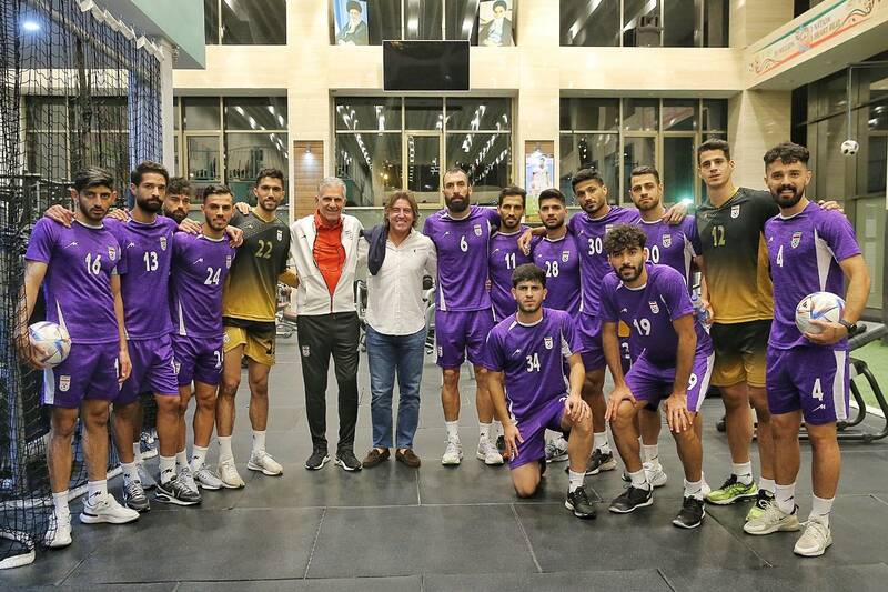 ساپینتو در تمرین تیم ملی حاضر شد +عکس