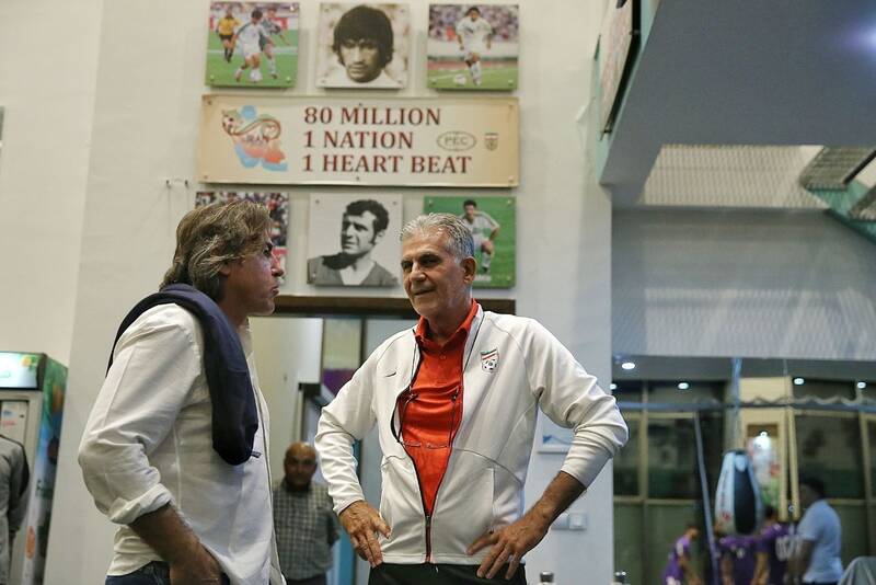 ساپینتو در تمرین تیم ملی حاضر شد +عکس