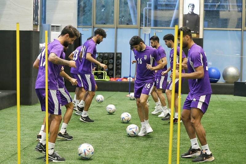 ساپینتو در تمرین تیم ملی حاضر شد +عکس