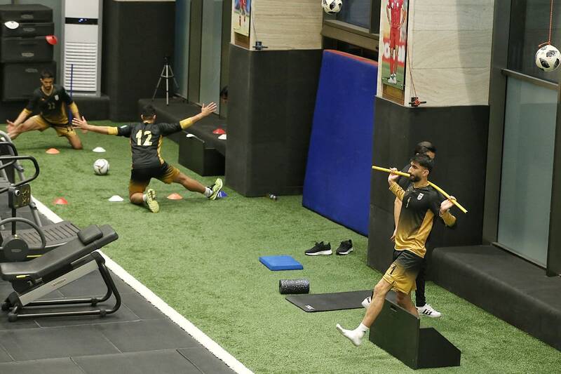 ساپینتو در تمرین تیم ملی حاضر شد +عکس