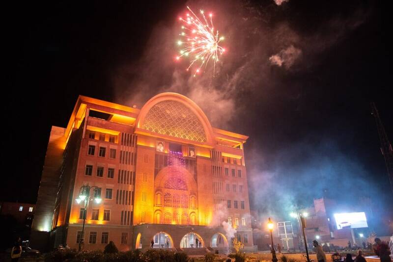 نورافشانی آسمان تبریز +عکس