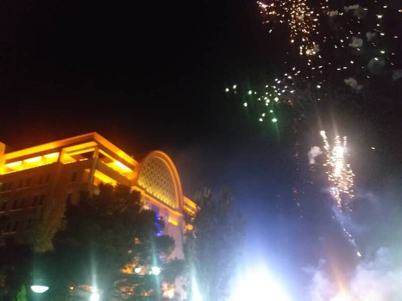 نورافشانی آسمان تبریز +عکس