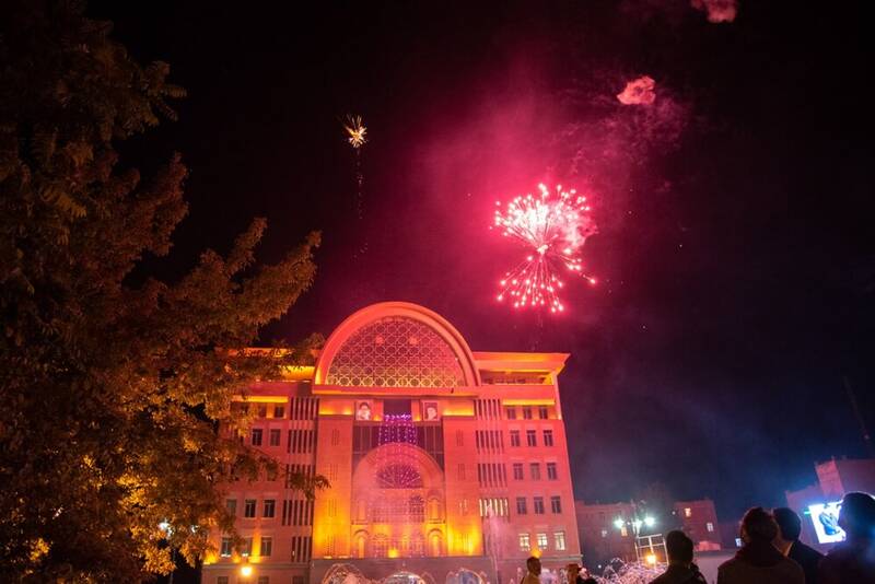 نورافشانی آسمان تبریز +عکس