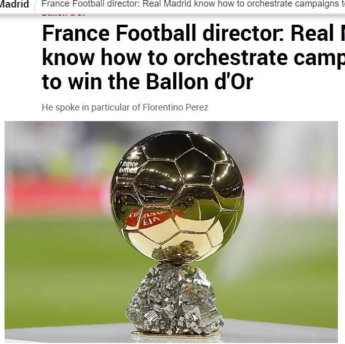 افشاگری از لابی رئال برای بردن جایزه توپ طلا