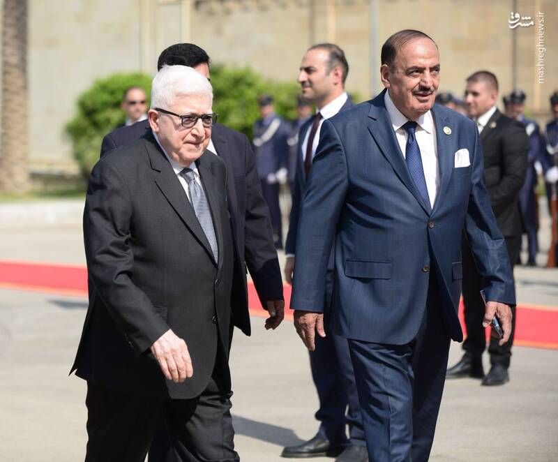 تحویل کاخ ریاستجمهوری عراق به عبداللطیف رشید+ عکس