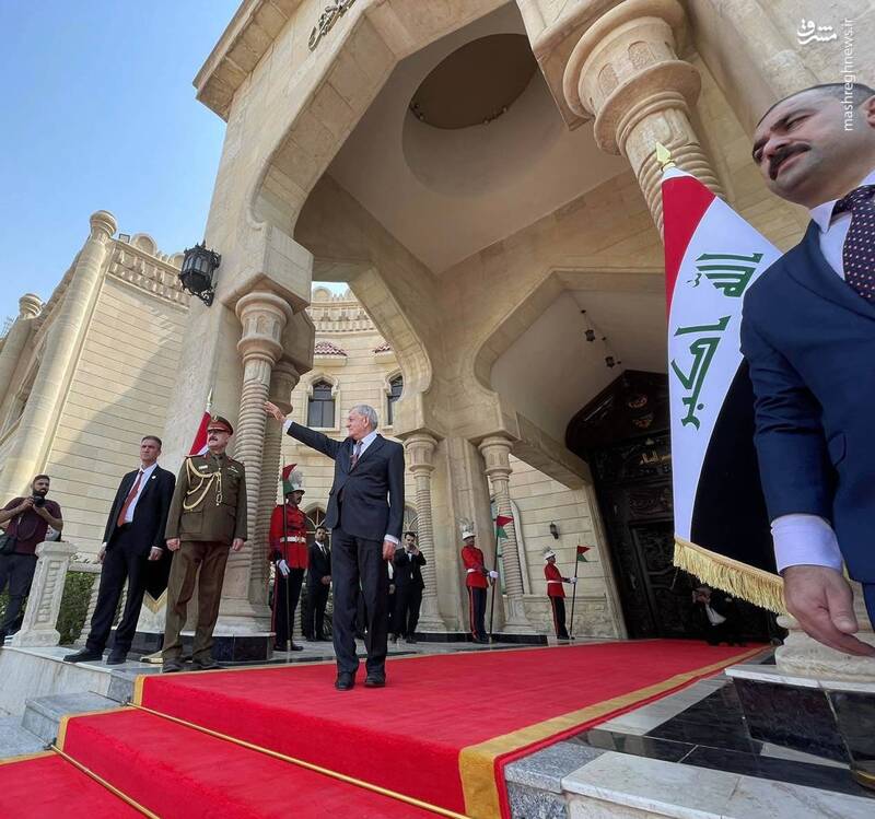 تحویل کاخ ریاستجمهوری عراق به عبداللطیف رشید+ عکس