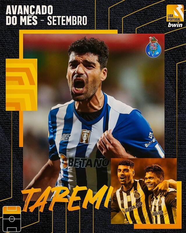طارمی بهترین مهاجم ماه پرتغال شد