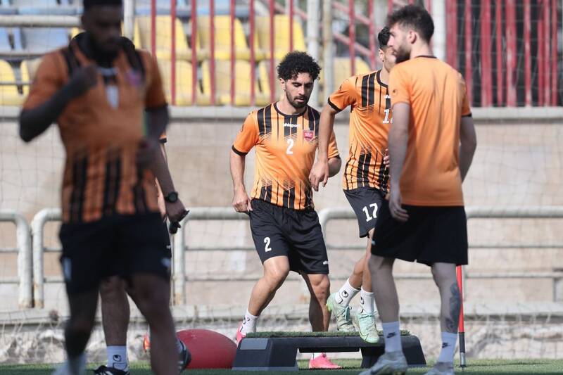 مهاجم سرخپوشان اختصاصی تمرین کرد +عکس